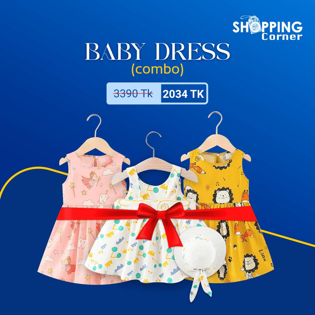Combo Offer summer baby dress 9-12 months - || Shopping corner