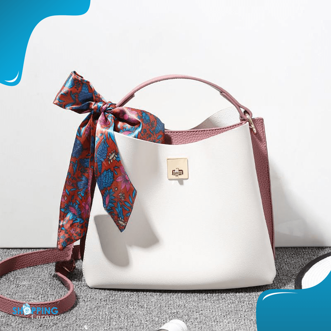 Best Price White Classy Leather Shoulder Bag For Girls And Ladies